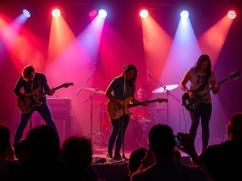 Five Band gameplay interface showing five different musical roles