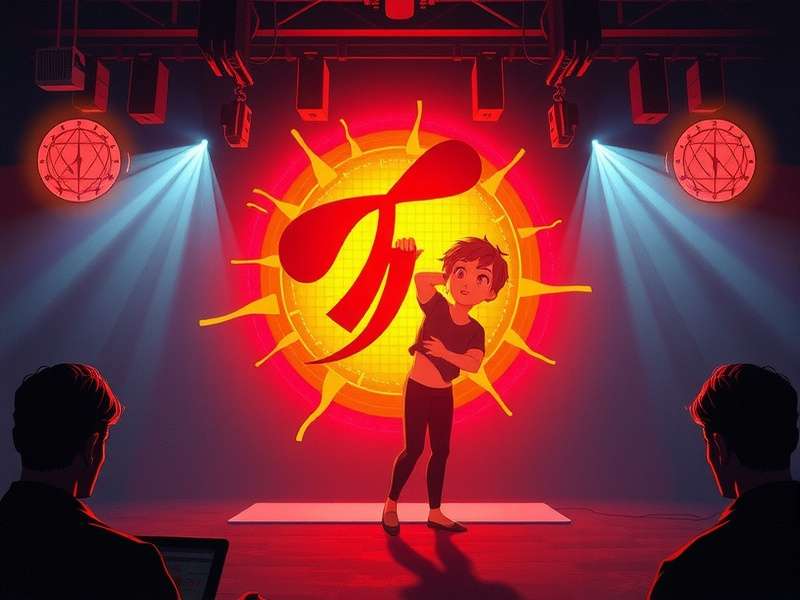 A runner undergoing gait analysis on a treadmill with sensors