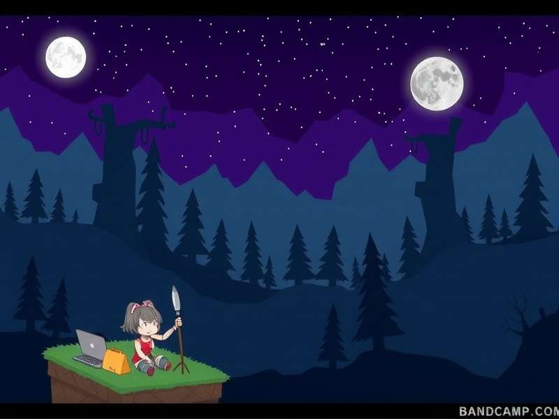 Bandcamp platform interface showing music discovery