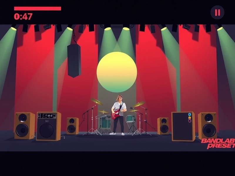 Bandlab Presets interface showing various audio effect configurations