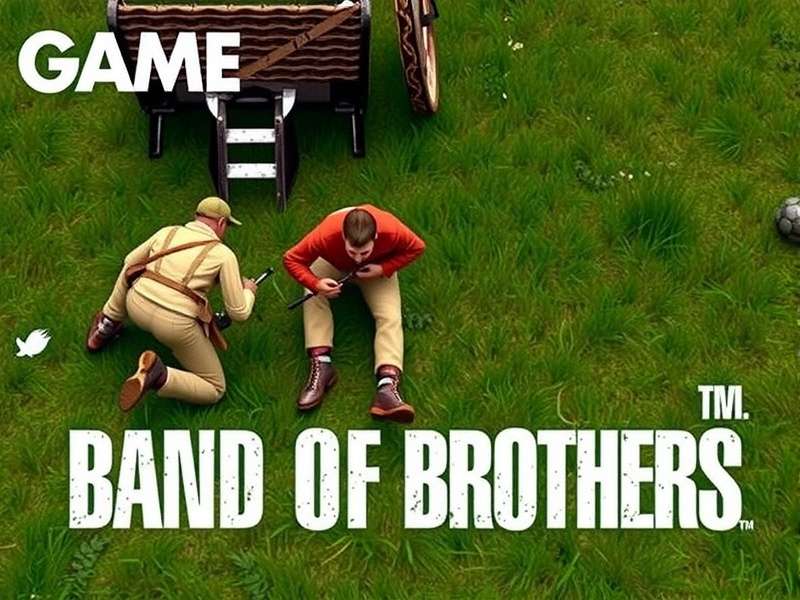 Band Of Brothers gameplay screenshot showing strategic unit deployment