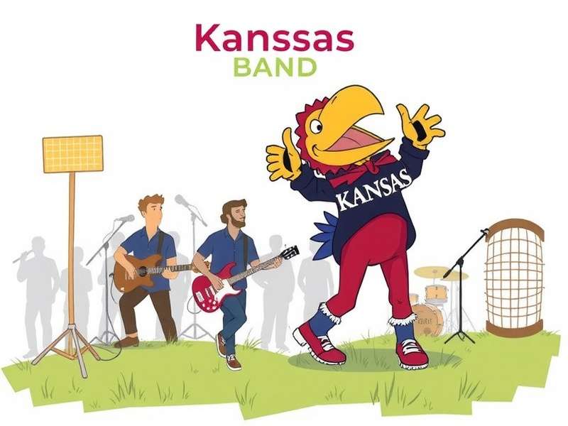 Kansas Band performing live on stage with energetic crowd