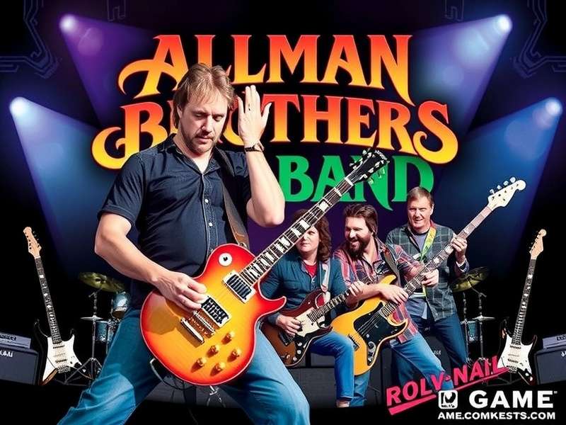 The Allman Brothers Band performing live on stage in 1971