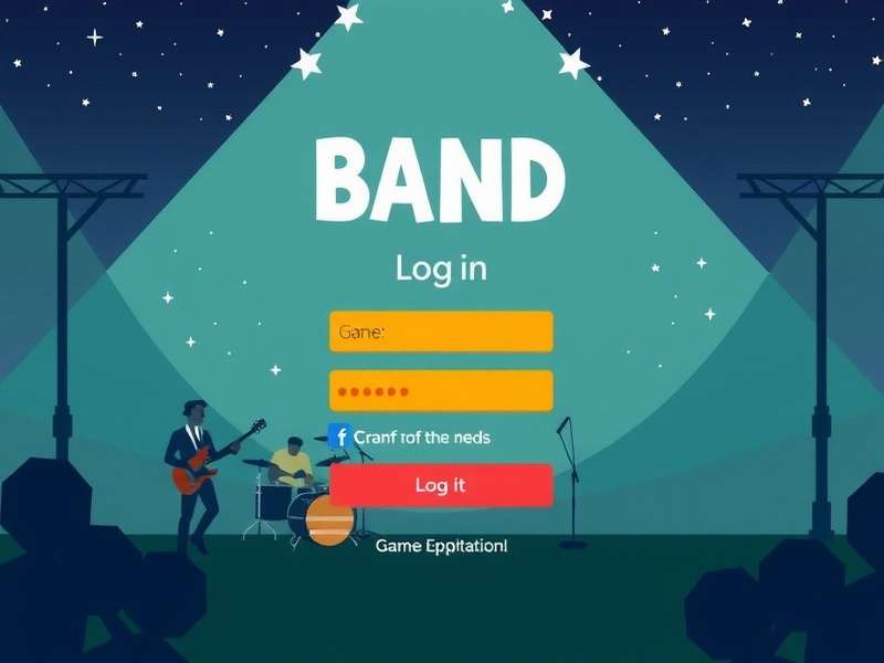Band App Login screen showcasing the sleek interface on multiple devices