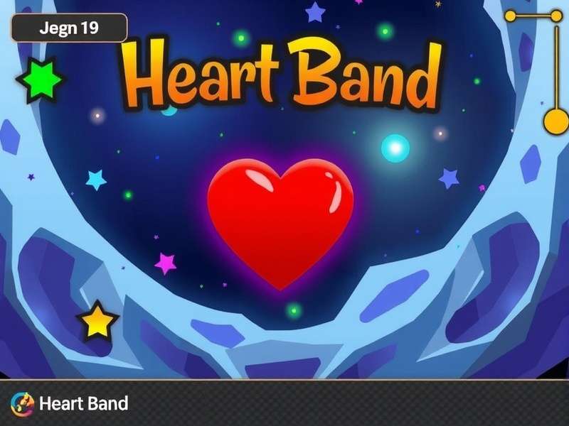 Heart Band in-game concert scene with vibrant lights and crowd