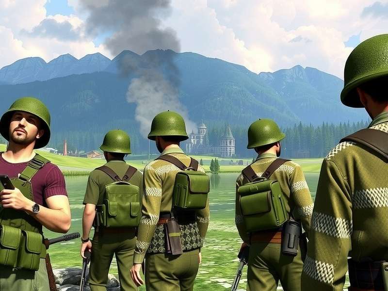 Band Of Brothers Tours virtual concert scene in BAND Game