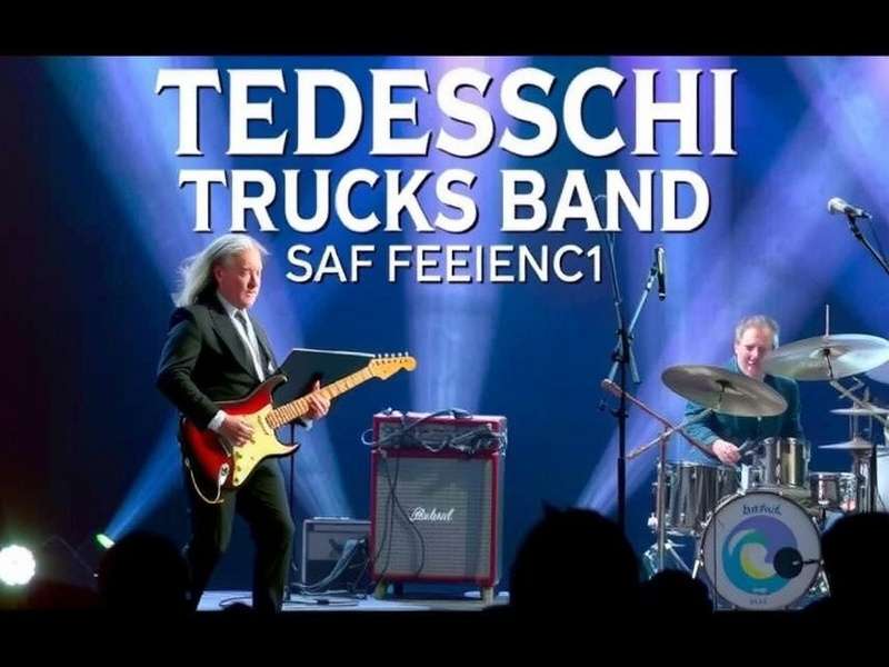 Tedeschi Trucks Band performing live on stage with Susan Tedeschi on vocals and Derek Trucks on slide guitar