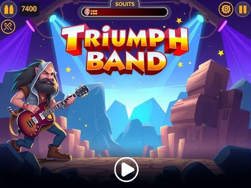 Triumph Band performing live on stage with lights and crowd